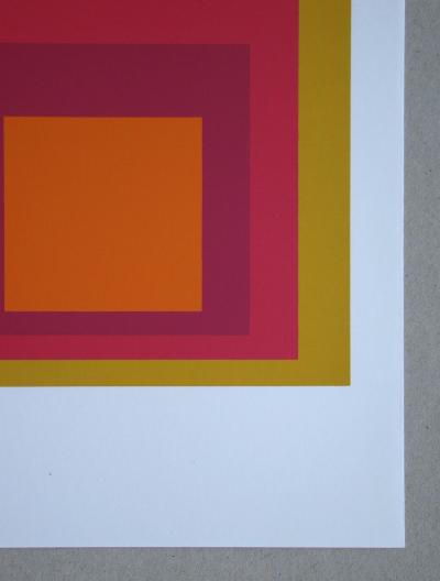 Josef ALBERS - Hommage à la Place - La Tehuana, 1971 - Sérigraphie originale 2