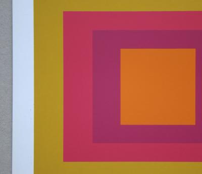 Josef ALBERS - Hommage à la Place - La Tehuana, 1971 - Sérigraphie originale 2