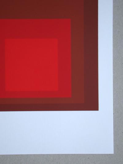 Josef ALBERS - Homage to the Square - R-I d-5, 1971 - Original silkscreen print 2