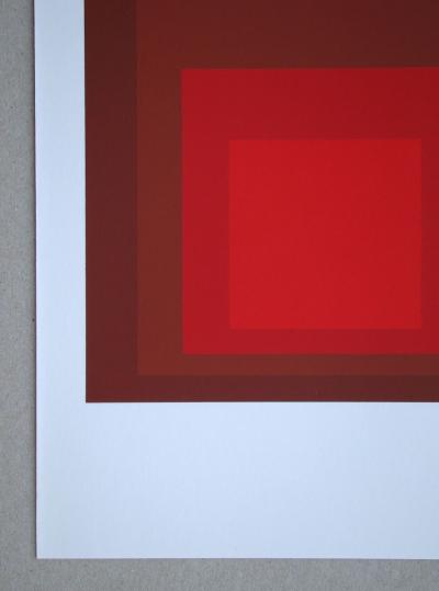 Josef ALBERS - Homage to the Square - R-I d-5, 1971 - Original silkscreen print 2