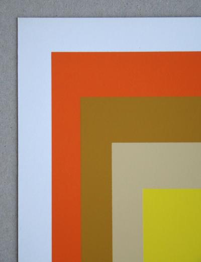 Josef ALBERS - Homage to the Square - Yes Sir, 1971 - Original silkscreen print 2
