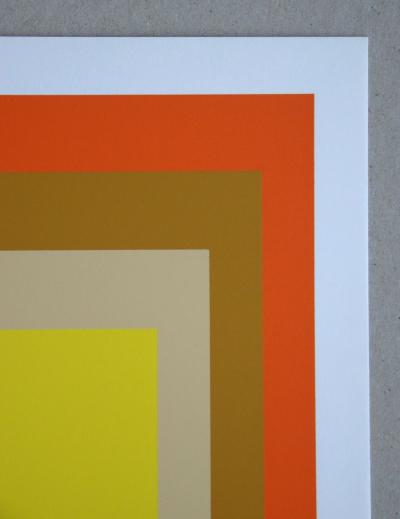 Josef ALBERS - Homage to the Square - Yes Sir, 1971 - Original silkscreen print 2