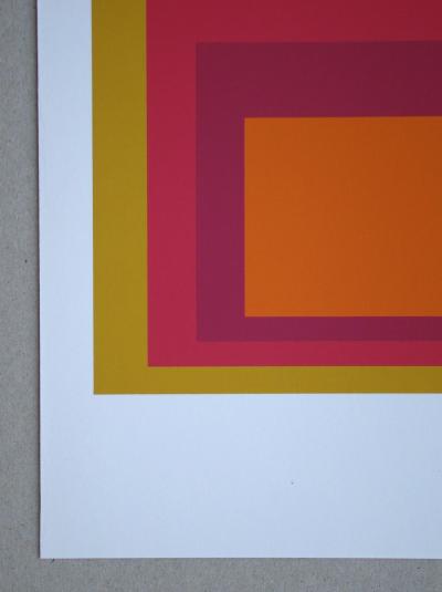 Josef ALBERS - Hommage à la Place - La Tehuana, 1971 - Sérigraphie originale 2