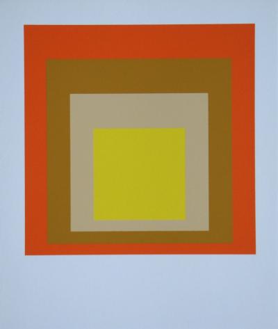 Josef ALBERS - Homage to the Square - Yes Sir, 1971 - Original silkscreen print 2