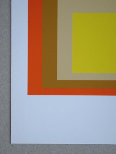 Josef ALBERS - Homage to the Square - Yes Sir, 1971 - Original silkscreen print 2