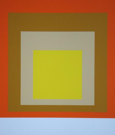 Josef ALBERS - Homage to the Square - Yes Sir, 1971 - Original silkscreen print 2