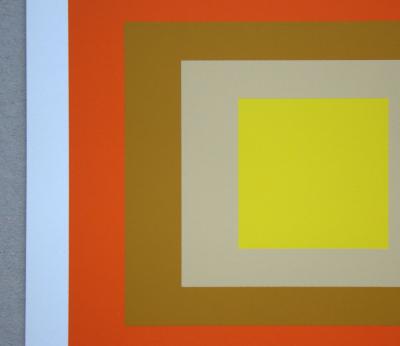 Josef ALBERS - Homage to the Square - Yes Sir, 1971 - Original silkscreen print 2