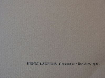 Henri Laurens - Deux sirènes, 1959 - Gravure originale 2