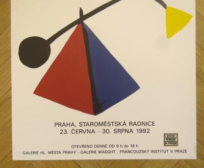 Calder - Mobiles - Affiche originale d’exposition - Prague - 1992 2