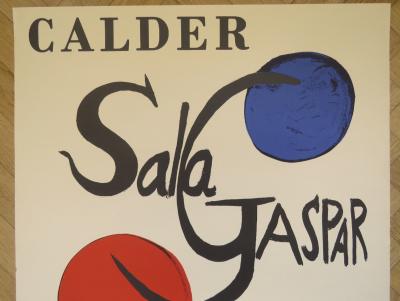 Alexander Calder - Original exhibition poster - Barcelona - Sala Gaspar - 1973 2