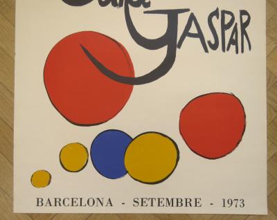 Alexander Calder - Original exhibition poster - Barcelona - Sala Gaspar - 1973 2