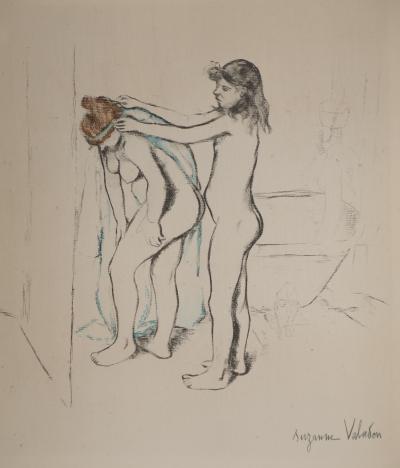 Suzanne VALADON : La toilette, Filles s’essuyant, Lithographie signée 2