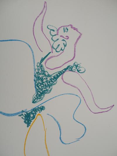 Pablo PICASSO : Le ballet, danseuse, Lithographie signée 2