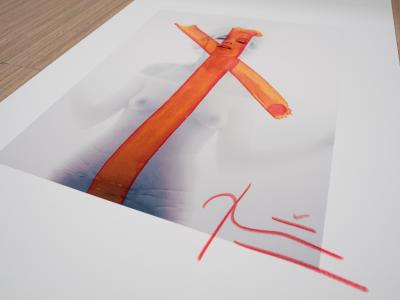 Bert STERN - Marilyn Crucifix II, 1962, Impression jet d’encre sur papier mat 2
