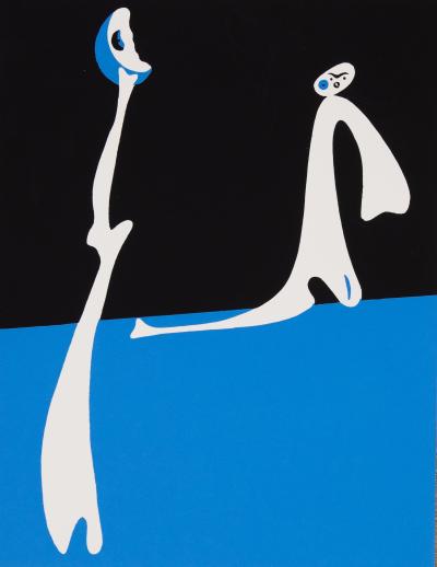 Joan MIRO : Personnage au clair de lune - Sérigraphie 2