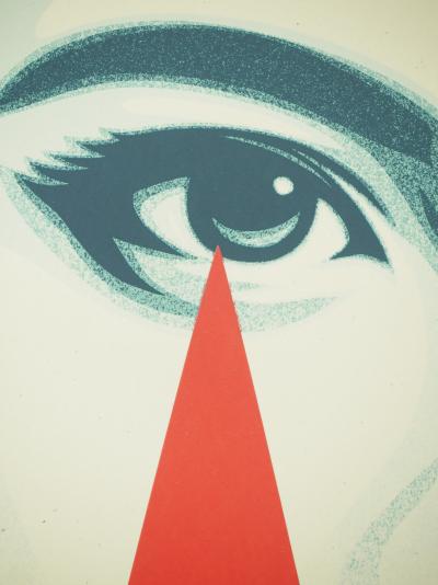 Shepard FAIREY (OBEY): Tear Flame - Original signed silkscreen print 2