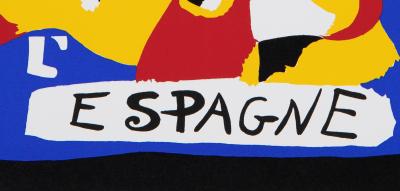 Joan Miró: Help Spain - Signed silkscreen print 2
