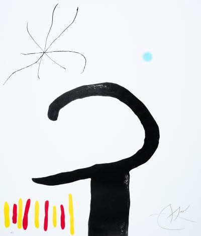 Joan Miró: Spanish Garden with Star - Signed silkscreen print 2
