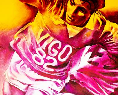 Jacques MONORY: 1982 World Cup - Original signed lithograph 2