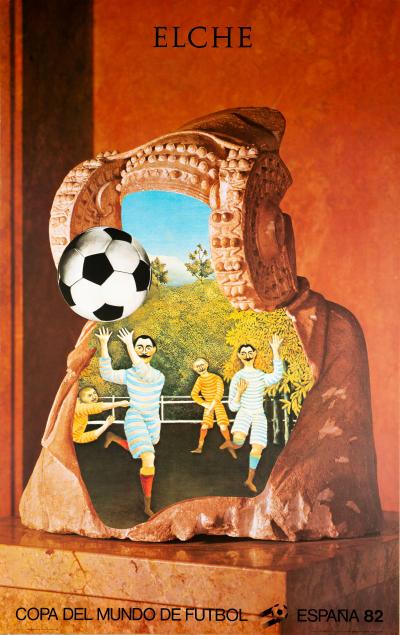 Jiri KOLAR : Copa del Mundo de futbol 1982 - Lithographie originale 2