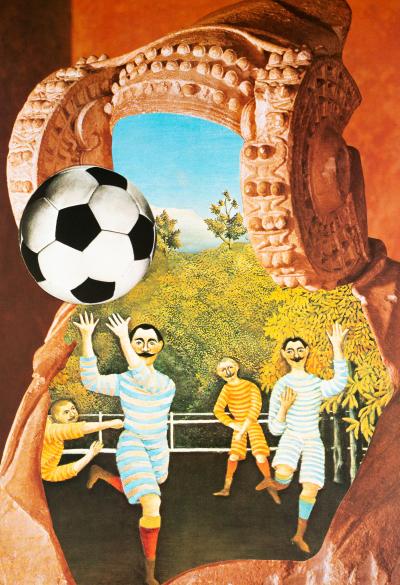Jiri KOLAR : Copa del Mundo de futbol 1982 - Lithographie originale 2