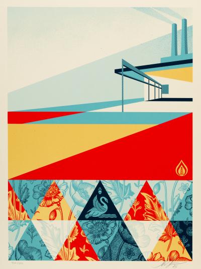 Shepard FAIREY (OBEY) : Pattern of Denial - Sérigraphie originale signée 2