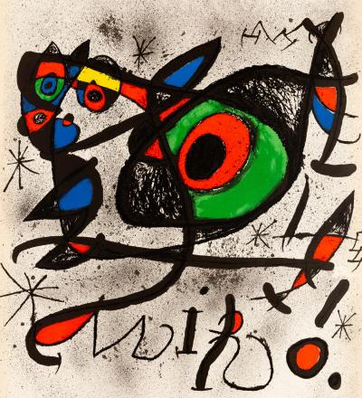 Joan MIRO : Sobreteixims i Escultures - Lithographie originale signée 2
