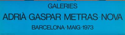 Joan MIRO : Galerie Gaspar 1973 - Lithographie originale 2