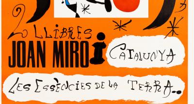 Joan MIRO : Les essències de la Terra - Lithographie originale signée 2