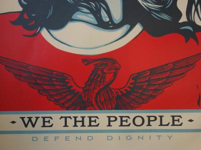 Shepard FAIREY (OBEY) : We the people (defend dignity) - Lithographie 2