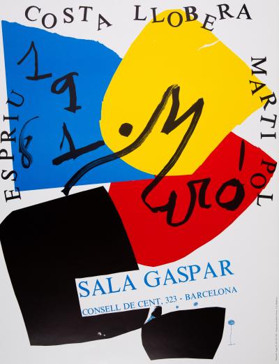 Joan MIRO : Costa Llobera - Affiche originale signée 2