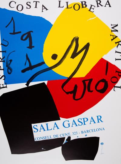 Joan MIRO : Costa Llobera - Affiche originale signée 2