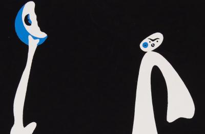 Joan MIRO: Character in the moonlight - Silkscreen 2