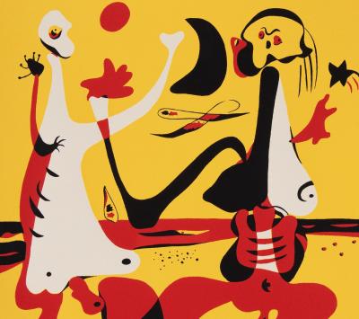 Joan MIRO : Jour et nuit à la plage - Sérigraphie 2