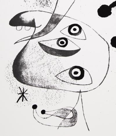 Joan MIRO : Barcelona, Personnages joyeux - Sérigraphie signée 2