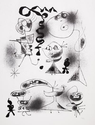 Joan MIRO : Barcelona, la fête - Sérigraphie signée 2