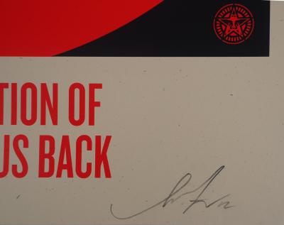 Shepard FAIREY (OBEY) : Sedation of millions - Sérigraphie originale signée 2