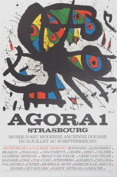 Joan MIRO : Agora - Lithographie originale signée 2