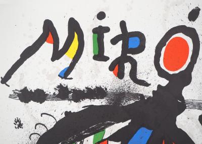 Joan MIRO : Exposition 1978 Galerie Maeght - Lithographie originale signée 2
