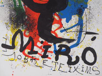 Joan MIRO : Sobreteixims - Lithographie originale signée 2