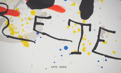 Joan MIRO : Sobreteixims - Lithographie originale signée 2