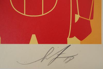 Shepard FAIREY (OBEY) : Face collage III - Sérigraphie originale signée 2