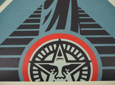 Shepard FAIREY (OBEY) : Lotus Angel - Sérigraphie originale signée 2