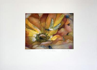 Jutta Votteler - Libellentänzchen - gravure originale 2