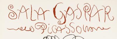 Pablo PICASSO : Le Gentilhomme - Affiche originale signée 2