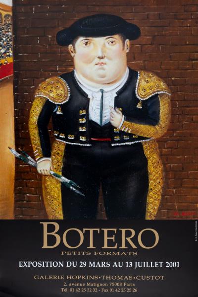 Fernando BOTERO : Torero - Affiche originale signée 2