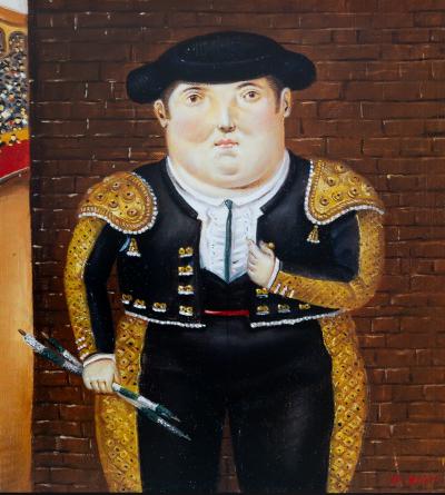 Fernando BOTERO : Torero - Affiche originale signée 2