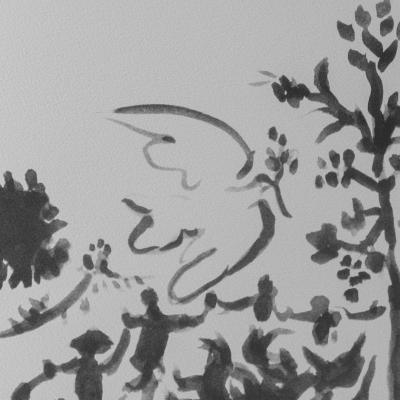 Pablo PICASSO (d’après) - Vive la Paix - Impression d’art signée 2