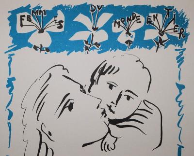Pablo PICASSO : Amour maternel - Lithographie signée 2
