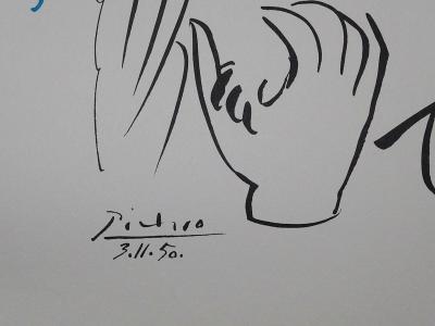 Pablo PICASSO : Amour maternel - Lithographie signée 2